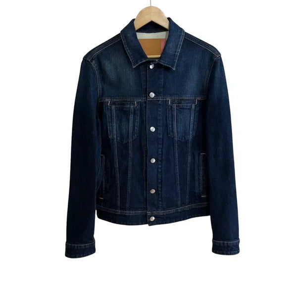 [BUNJANG] Acne Studios Bla Konst Dark Blue Pass Denim Jacket / 아크네 스튜디오 블라 콘스트 다크블루 패스 데님 자켓