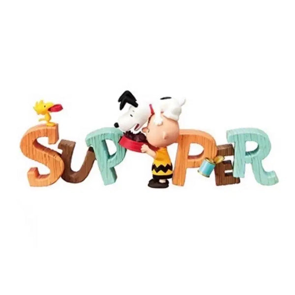 [BUNJANG] Re-Ment Snoopy's World Kitchen 3rd Edition Miniature #1 Dinner Set / 리멘트 식완 스누피 피너츠 오브 워즈 워드 3탄 미니어처 1번 저녁식사