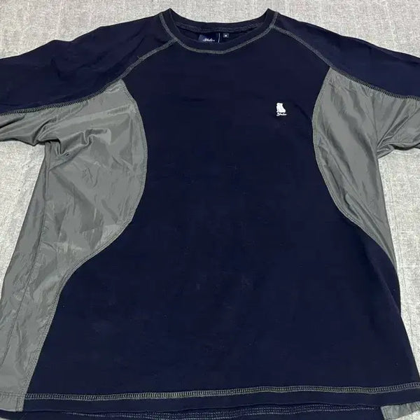 [BUNJANG] YALE Mixed Sport Tee Navy M / 예일 MIXED SPORT TEE 네이비 M