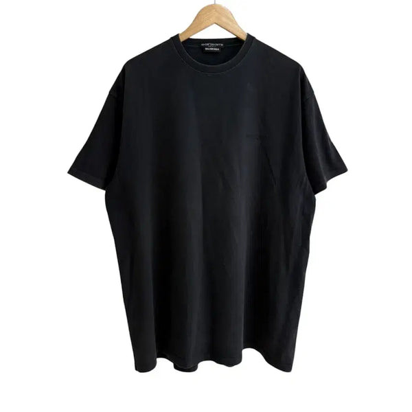 [BUNJANG] Balenciaga 18AW Do Learn Commit Graphic Oversized T-Shirt / 발렌시아가 18AW Do Learn Commit 그래픽 오버사이즈 티셔츠