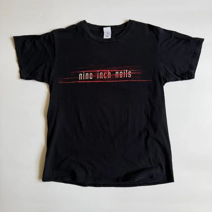 [BUNJANG] Nine Inch Nails 2014 Japan Tour Band T-Shirt / 2014 나인 인치 네일스 락밴드 일본 투어 반팔 티셔츠