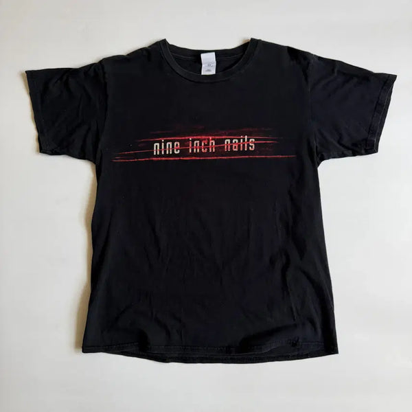[BUNJANG] Nine Inch Nails 2014 Japan Tour Band T-Shirt / 2014 나인 인치 네일스 락밴드 일본 투어 반팔 티셔츠