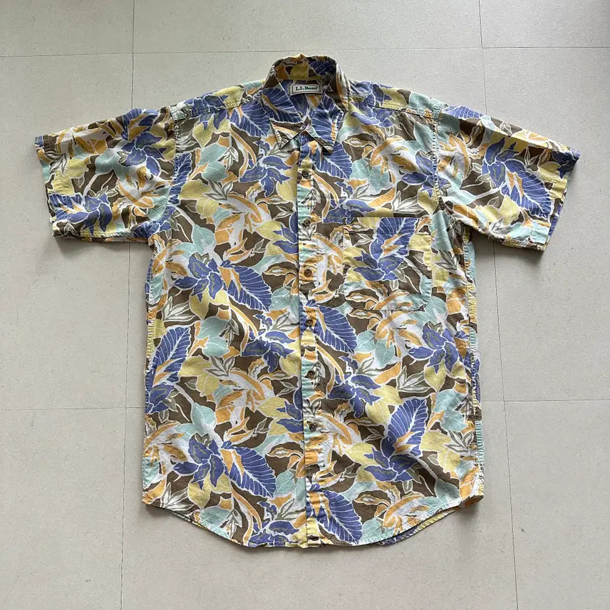 [BUNJANG] L.L.Bean Vintage 90s Aloha Hawaiian Short Sleeve Shirt / 엘엘빈 빈티지 90s 알로하 하와이안 반팔 셔츠