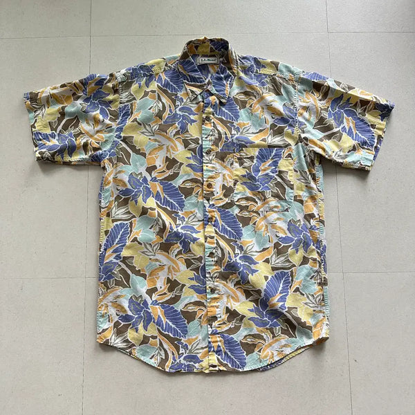 [BUNJANG] L.L.Bean Vintage 90s Aloha Hawaiian Short Sleeve Shirt / 엘엘빈 빈티지 90s 알로하 하와이안 반팔 셔츠