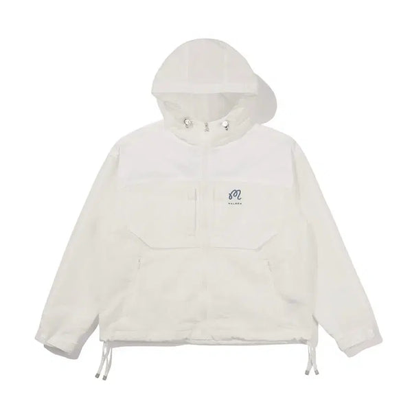 [BUNJANG] Malbon Golf Women's Windbreaker White / 말본 골프웨어. 여성바람막이