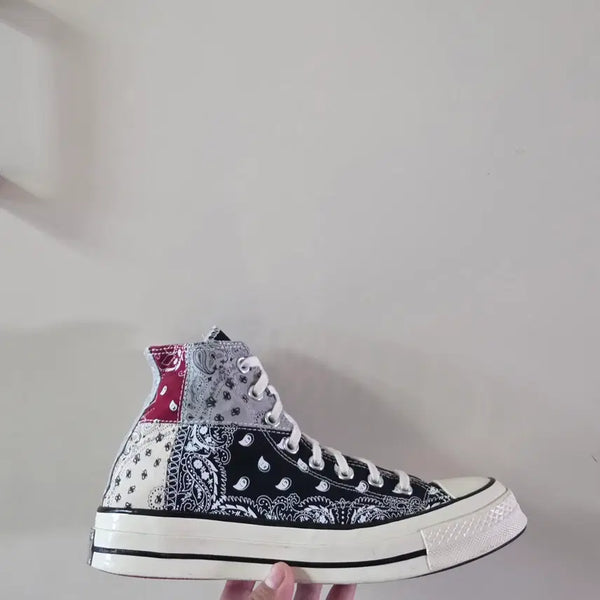 [BUNJANG] Converse x Offspring Chuck 70 High Quad Panel Paisley Patchwork / [275] 컨버스X오프스프링 척70 하이 쿼드패널ㅡ단종매물,최저가