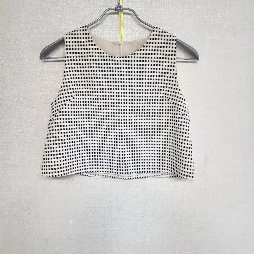 [BUNJANG] Checked Pattern Vest / 체크 패턴 조끼