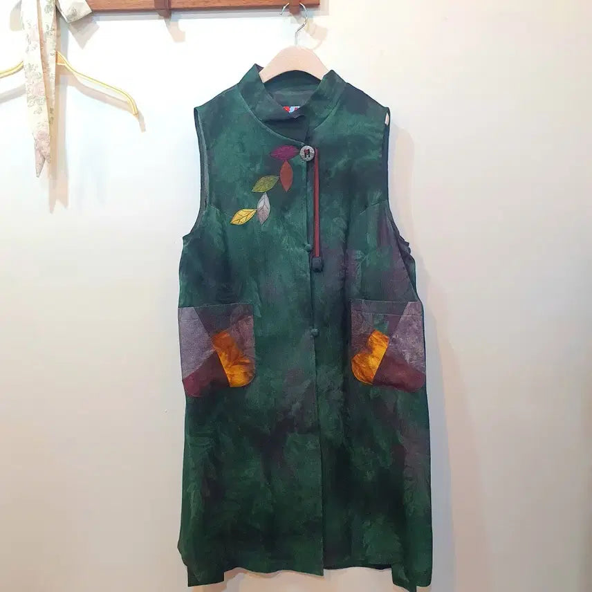 [BUNJANG] Yedam Natural Dyeing Rayon Vest / 천연 염색 인견 조끼 *예닮