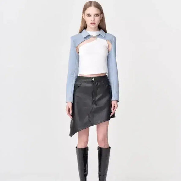 [BUNJANG] Leey Bolero Cardigan (Black, Blue) / Leey 볼레로 (블랙,블루) 둘다있음