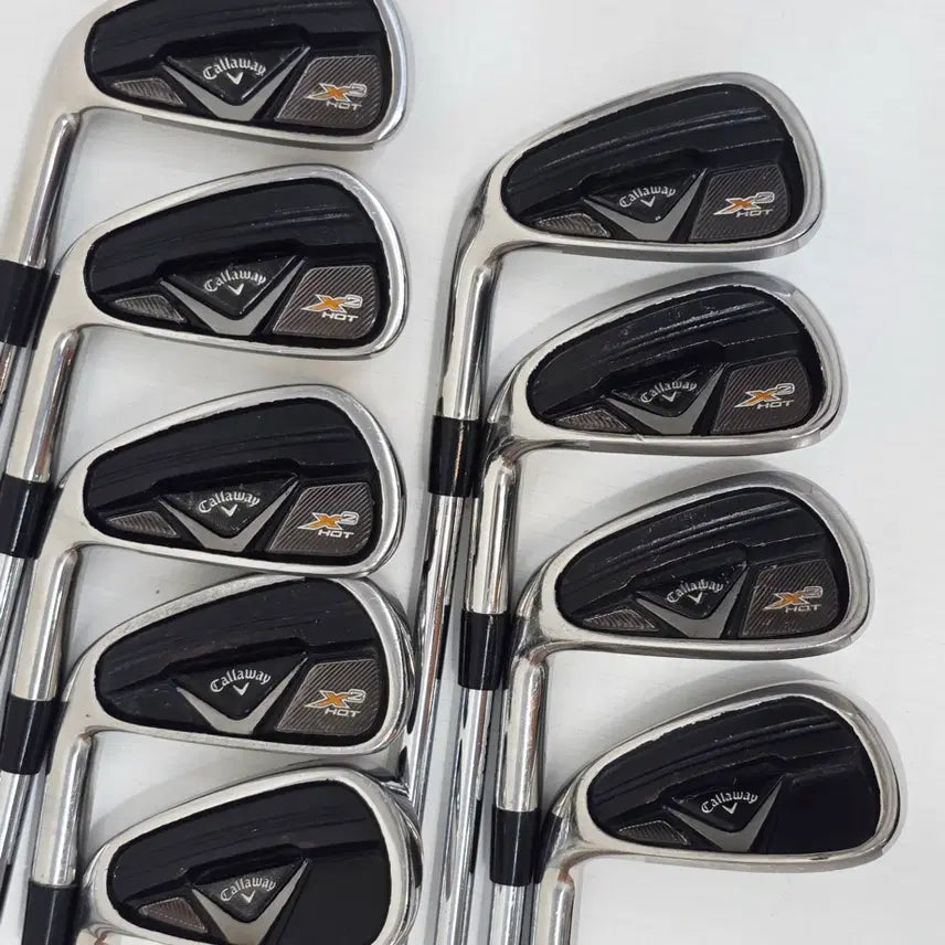 [BUNJANG] Callaway X2 HOT 9-Iron Set NSPRO 950 R (Left Hand) / (좌타,왼손)캘러웨이 X2 HOT 9아이언 NSPRO 950 R