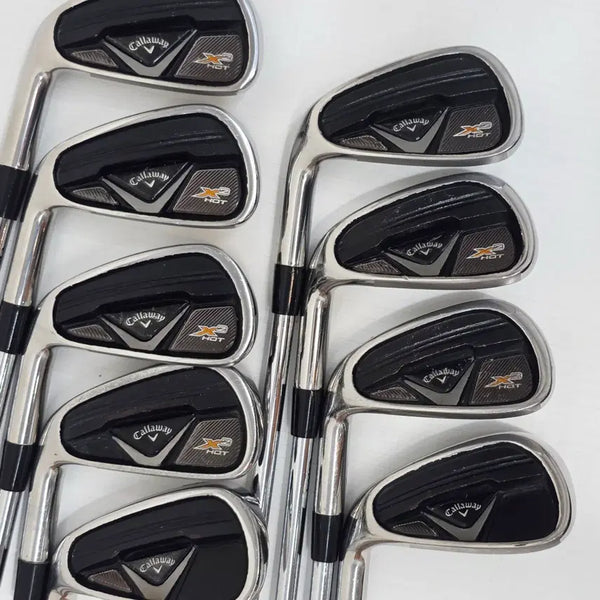 [BUNJANG] Callaway X2 HOT 9-Iron Set NSPRO 950 R (Left Hand) / (좌타,왼손)캘러웨이 X2 HOT 9아이언 NSPRO 950 R