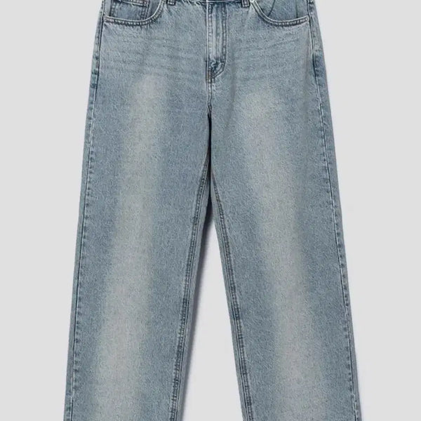 [BUNJANG] 8 Seconds Brushed Wide Fit Denim Pants - Sky Blue / (새상품) 에잇세컨즈 브러쉬드 와이드 핏 데님 팬츠 - 스카이 블루