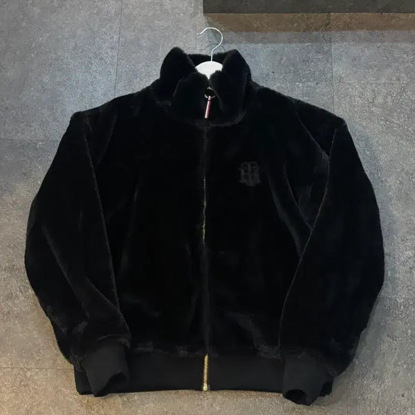 [BUNJANG] Tommy Hilfiger Fur Jacket Black Size S / 타미힐피거 퍼 자켓 블랙 S사이즈