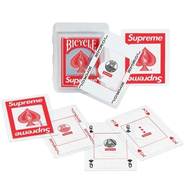 [BUNJANG] Supreme Bicycle Clear Playing Cards / 슈프림 바이시클 클리어 플레잉 카드 / 바이시클 미니 플레잉카드 일괄판매