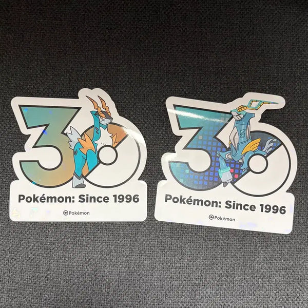 [BUNJANG] Pokemon 30th Anniversary Logo Cobalion "Cobalion" Set / 한국한정] 포켓몬 30주년 로고 스티커 코바르온 무쇠감투 세트