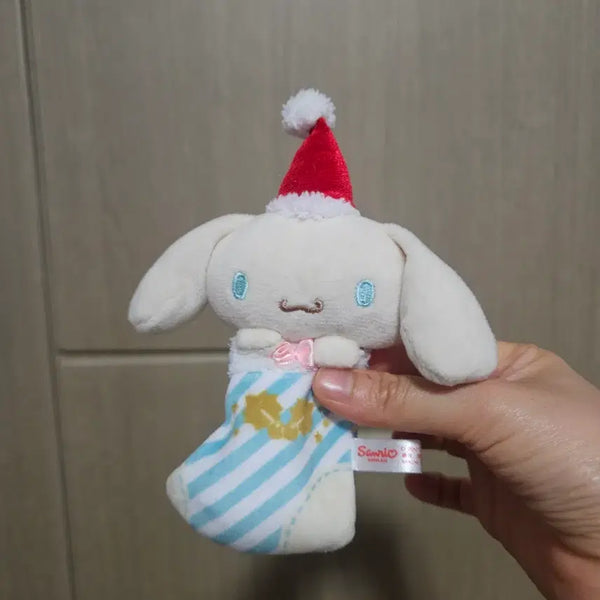 [BUNJANG] Sanrio Cinnamonroll Christmas Boots Mascot Holder 2017 / 2017 산리오 계피롤 시나모롤 크리스마스 부츠 마스코트 홀더