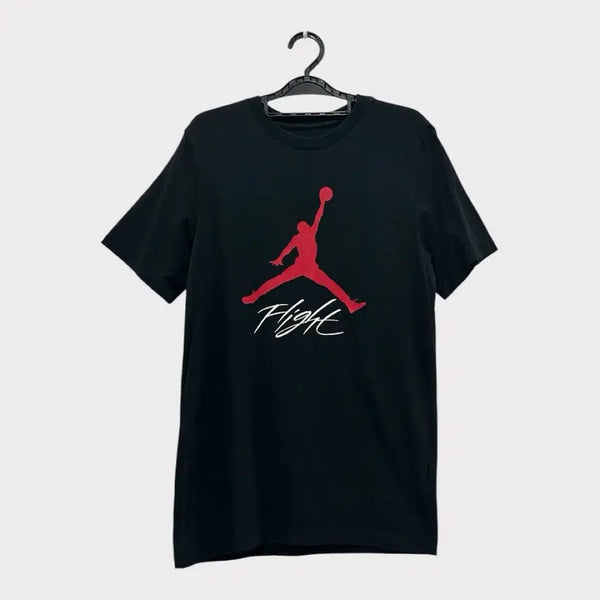 [BUNJANG] Nike Jordan Flight Short Sleeve T-Shirt Black / [S] 나이키 조던 플라이트 반팔 티셔츠 블랙