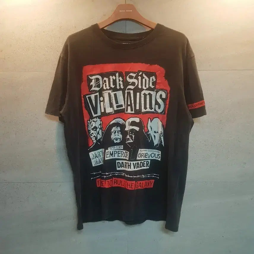 [BUNJANG] Star Wars Dark Side Villains 20th Anniversary T-Shirt / 스타워즈 다크사이드 빌런즈. 20주년 기념. 티셔츠