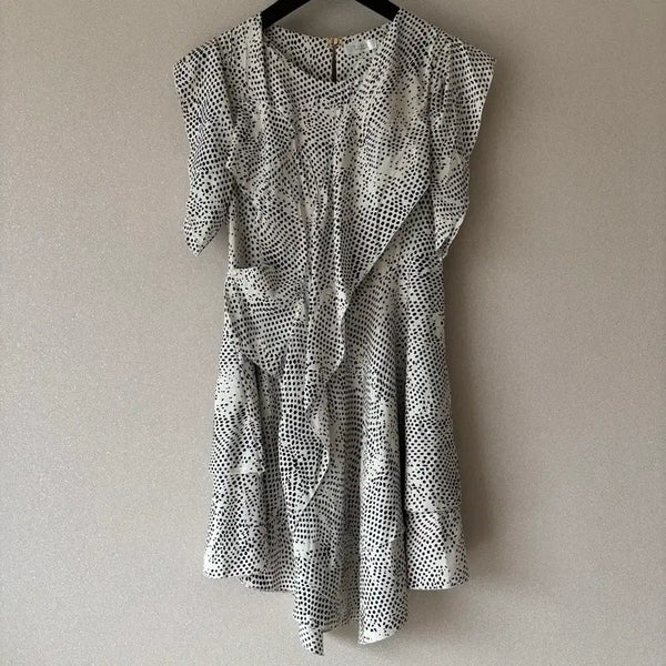 [BUNJANG] Time Dot Pattern Dress Size 44 / [정품] Time 타임 도트 원피스 44사이즈