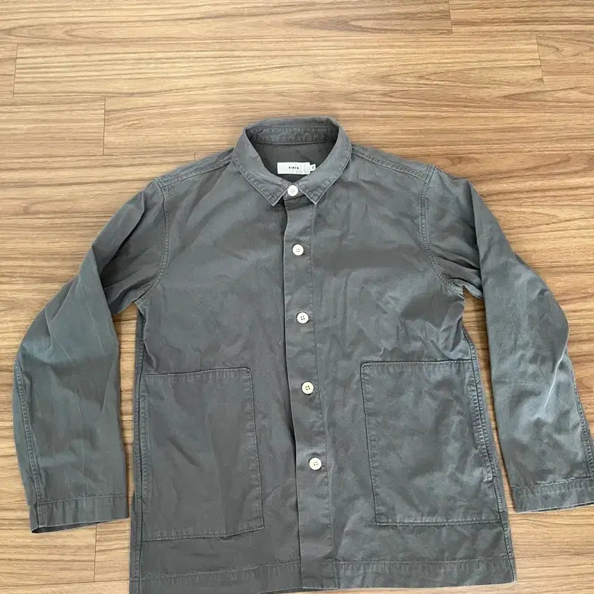 [BUNJANG] RINEN Work Jacket Size 0 Charcoal Grey / RINEN 워크 자켓 0 사이즈