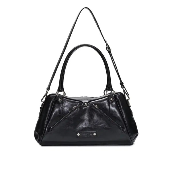 [BUNJANG] Sunburn Project Faux Leather M.O.S Bag Black / 썬번프로젝트 모스백 블랙