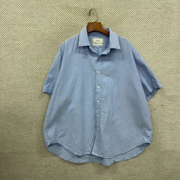 [BUNJANG] La Fille Store Oversized Short Sleeve Shirt S / 라퍼지스토어 오버핏 반팔 셔츠 S D04237