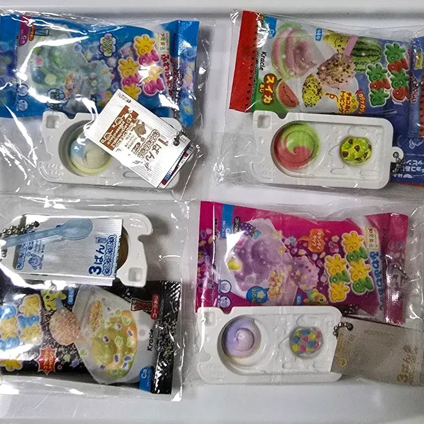 [BUNJANG] Nerunerune Gacha Watermelon Gummy Candy Gacha Keychain Bundle Set / 네루네루네가챠  가루쿡 가챠  수박 가루쿡가챠키링    일괄