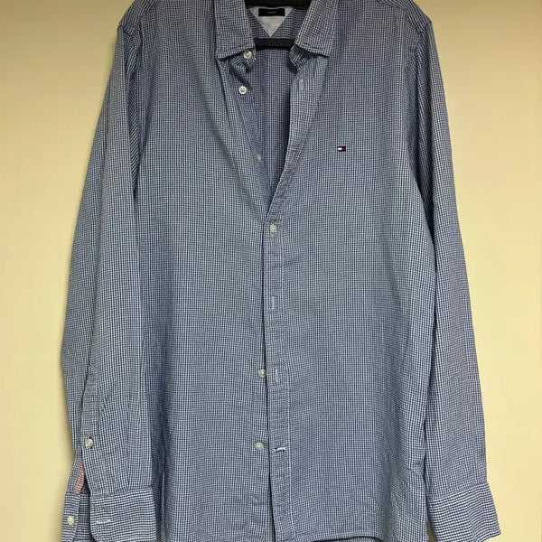 [BUNJANG] Tommy Hilfiger Checkered Button-Up Shirt / 타미힐피거 체크 남방 셔츠