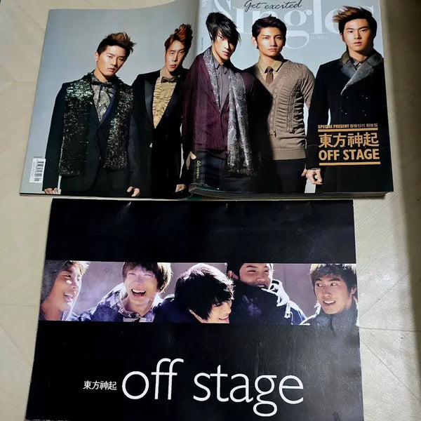 [BUNJANG] TVXQ! Singles + Off Stage Photobook / 동방신기 싱글즈 + Off stage