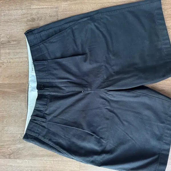 [BUNJANG] Porter Classic Cotton Officer Chino Shorts Black / 포터리 반바지 4  코튼 오피서 치노 쇼츠