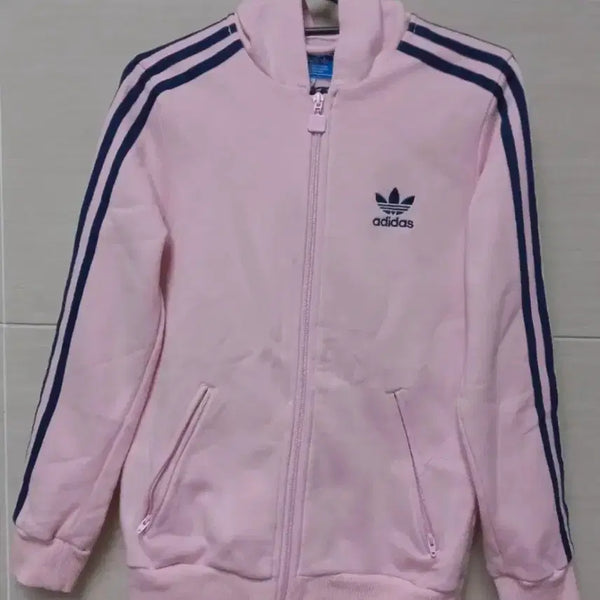 [BUNJANG] Adidas Track Top Hoodie Jersey / 아디다스 대장급 연핑크 연분홍 네이비 트랙탑 후드 저지 져지집업 85