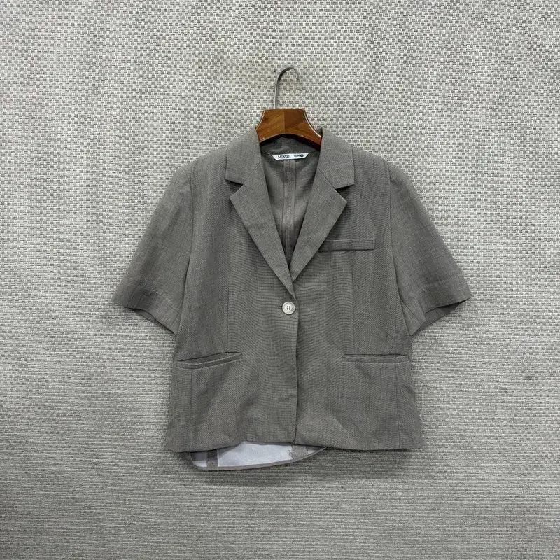 [BUNJANG] MIXXO Summer Short Sleeve Blazer Jacket S / 미쏘 블레이저 여름 반팔 자켓 S D04261