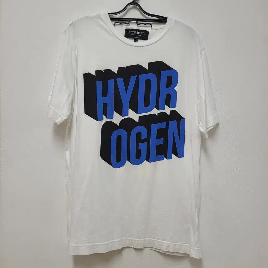 [BUNJANG] Hydrogen Short Sleeve T-Shirt White Cotton / 하이드로젠 반팔티셔츠