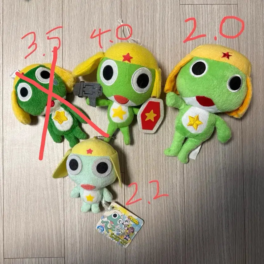 [BUNJANG] Keroro Soldiers Collection Dolls / 케로로 인형 모음
