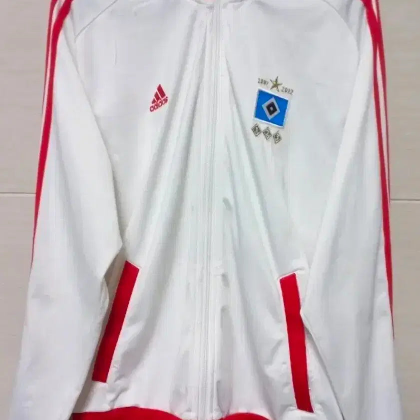 [BUNJANG] Adidas Hamburg Son Heung-min Jersey Zip-up 95/M / 아디다스 125주년 함부르크 손흥민 져지집업 95/M