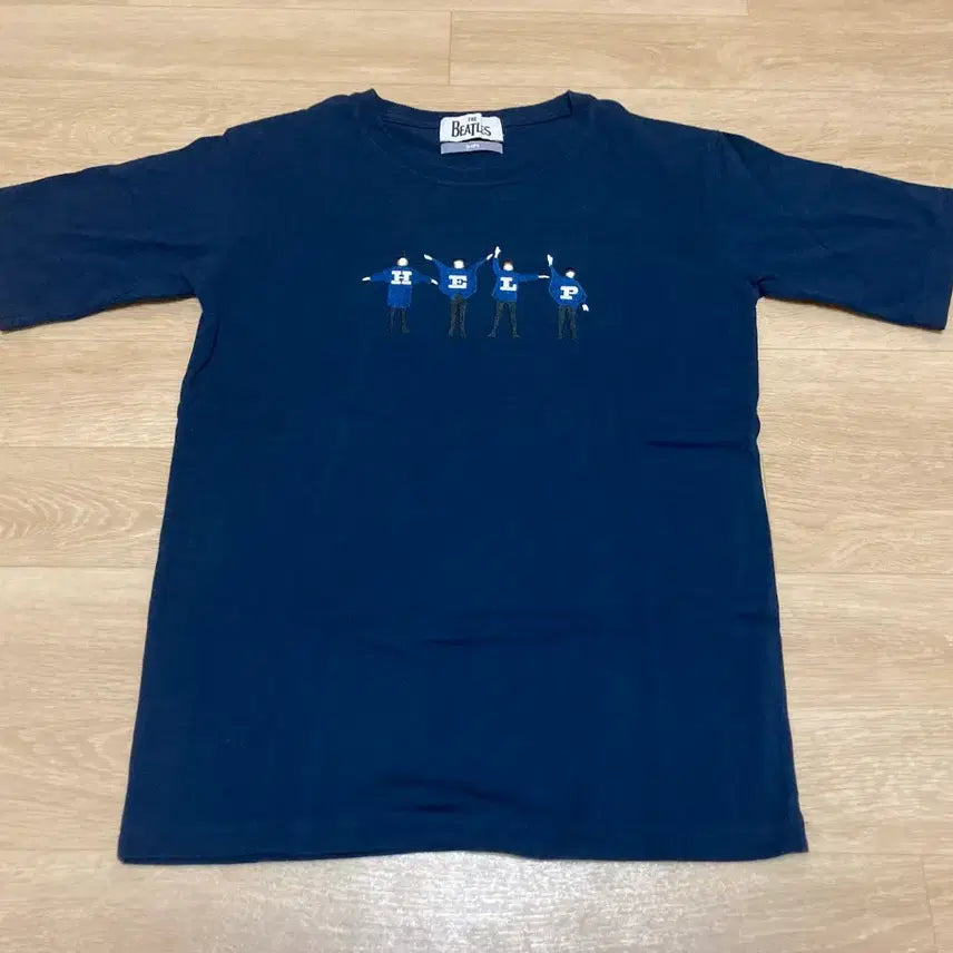 [BUNJANG] SHIPS x The Beatles Collaboration T-Shirt (Navy, L) / ships 비틀즈 자수 티셔츠 L