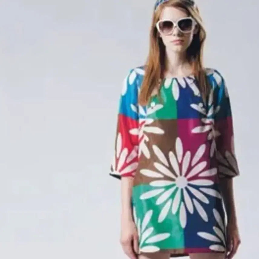 [BUNJANG] Marc by Marc Jacobs Silk Flower Tunic XS / [정품] Marc by Marc Jacobs 마크제이콥스 실크 플라워 튜