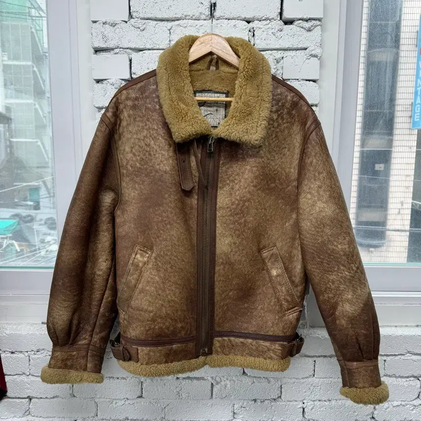 [BUNJANG] Vintage Mustang Leather Jacket / 빈티지 무스탕
