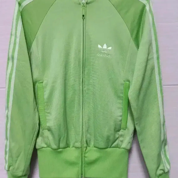 [BUNJANG] Adidas Rare Matcha Latte Green Track Jacket Jersey Women's XS / 아디다스 희귀 대장급 연카키 말챠 라떼 녹차 여자 져지집업 85/XS