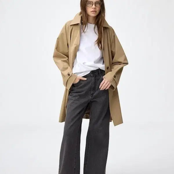 [BUNJANG] GU Flare Jeans M Dark Grey / 새상품*GU 플레어 청바지 진 M 그레이