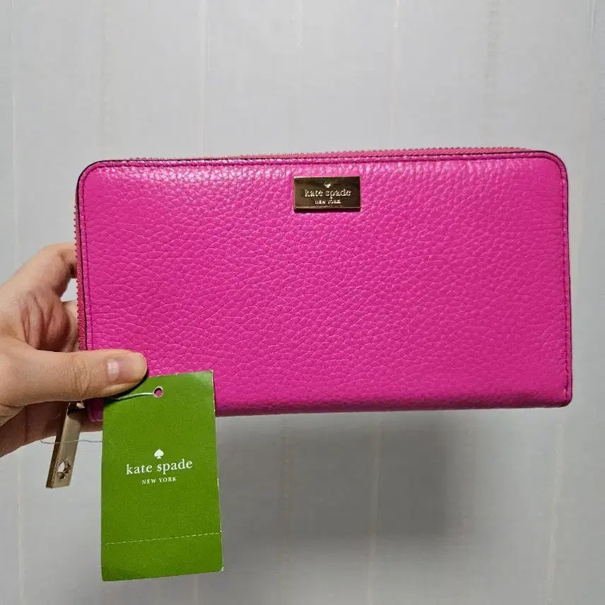 [BUNJANG] Kate Spade Long Wallet Pink / 케이트 스페이드 장지갑 핑크 kate spade 여성지갑 핑크지갑