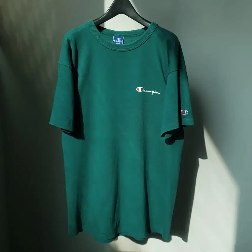 [BUNJANG] 90s Champion Script Logo Print T-Shirt / 90s Champion Print Tee