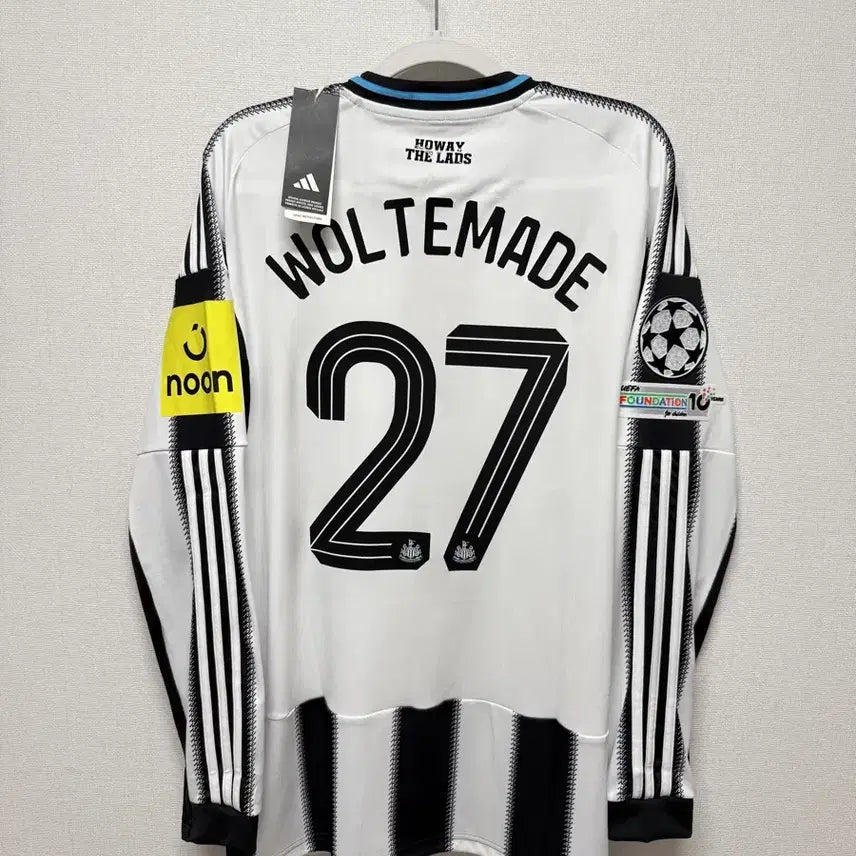 [BUNJANG] Newcastle United 2025-2026 Home Long Sleeve Voltmades #27 Authentic Jersey / (새상품) 25-26 뉴캐슬 홈 긴팔 No.27 볼테마데 정품 유니폼