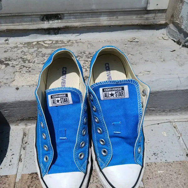 [BUNJANG] Canvas Blue Sneakers Size 250 / 캔버스 파랑운동화 사이즈250