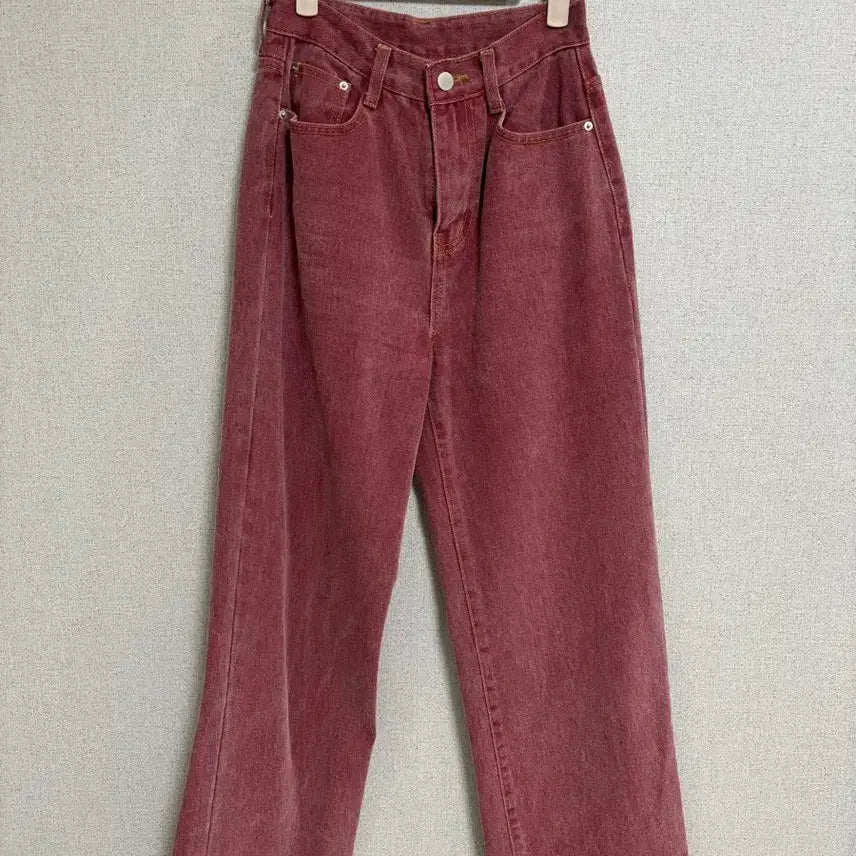 [BUNJANG] Vintage Pink Denim Pants / 빈티지 핑크 바지
