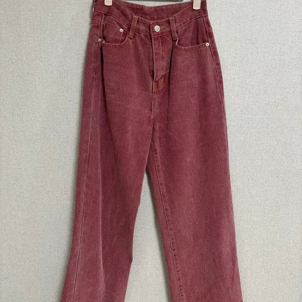 [BUNJANG] Vintage Pink Denim Pants / 빈티지 핑크 바지