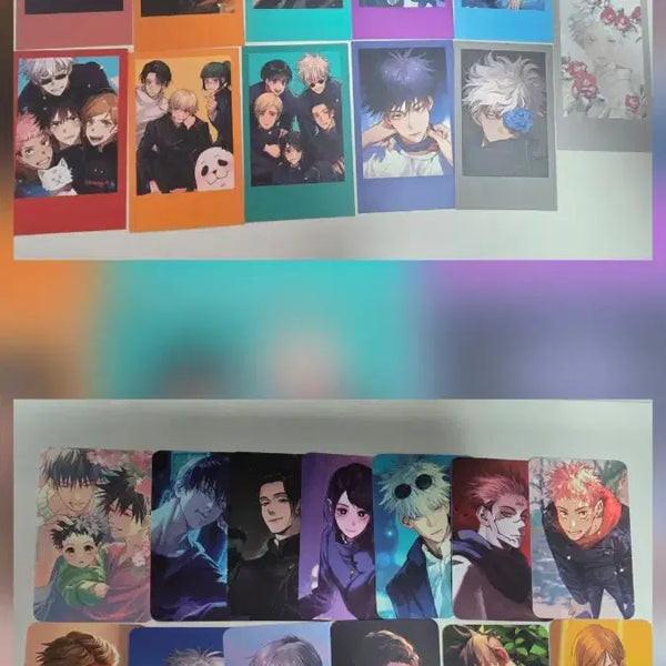 [BUNJANG] Jujutsu Kaisen Unofficial Photocards & Polaroids Bundle Set / 주술회전 비공굿 포카 폴라 일괄양도