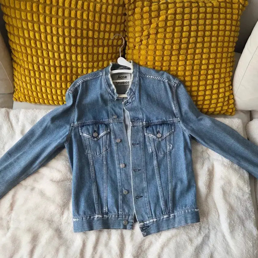 [BUNJANG] Acne Studios Collarless Jacket / 아크네 스튜디오 논카라 46