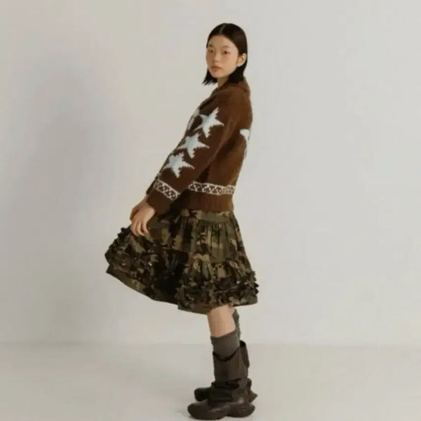 [BUNJANG] Please Project Camo Skirt / 플리즈프로젝트 카모 스커트