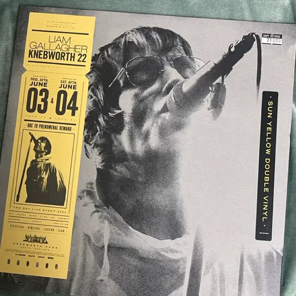[BUNJANG] Liam Gallagher Knebworth 22 Yellow Sun Vinyl / 리암 갤러거-Knebworth 22 yellow sun 바이닐 미개봉